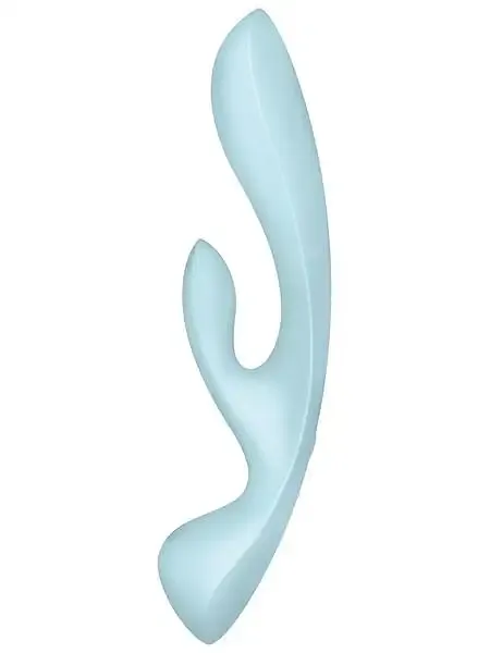 Вібратор-кролик Satisfyer Triple Oh Blue Львів - фото 2