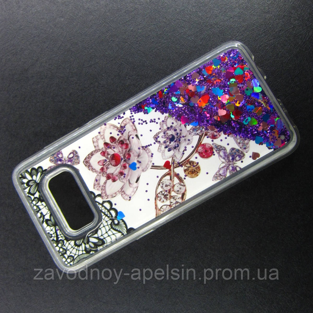 Samsung S8 G950 Чохол Плавальні блискітки (акваріум) Одеса - фото 1
