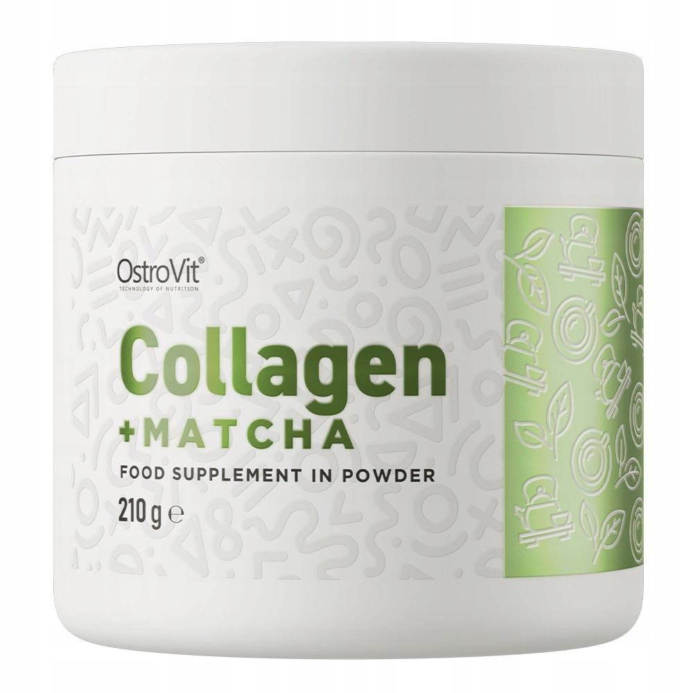 Колаген + Матча Ostrovit Collagen + Matcha 210 g Луцьк - фото 1