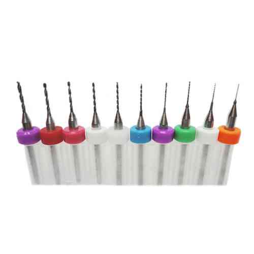 Набор сверл 10шт 0.3-1.2мм, хвостовик 3.175мм, для дрели, карбид вольфрама Винница