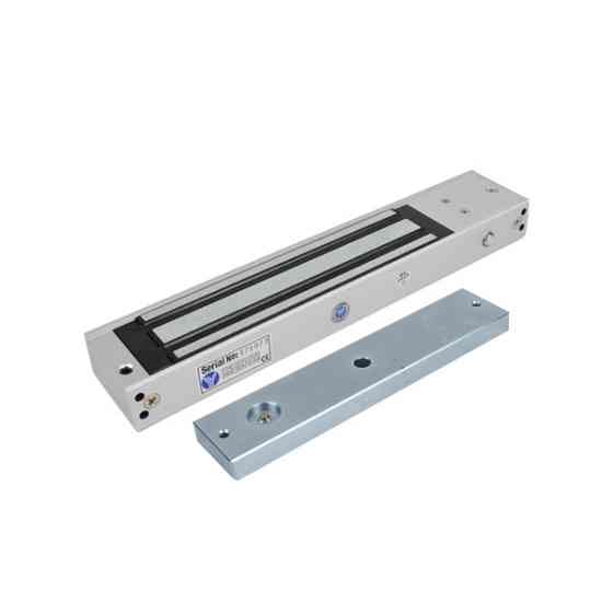 Електромагнітний замок Yli Electronic YM-280N(LED)-DS зі світловою індикацією, датчиком стану замка і дверей для системи контролю доступу Киев