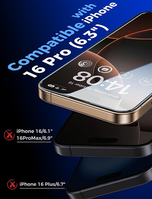 Защитное стекло MAGIC JOHN iPhone 16 Pro 6.3