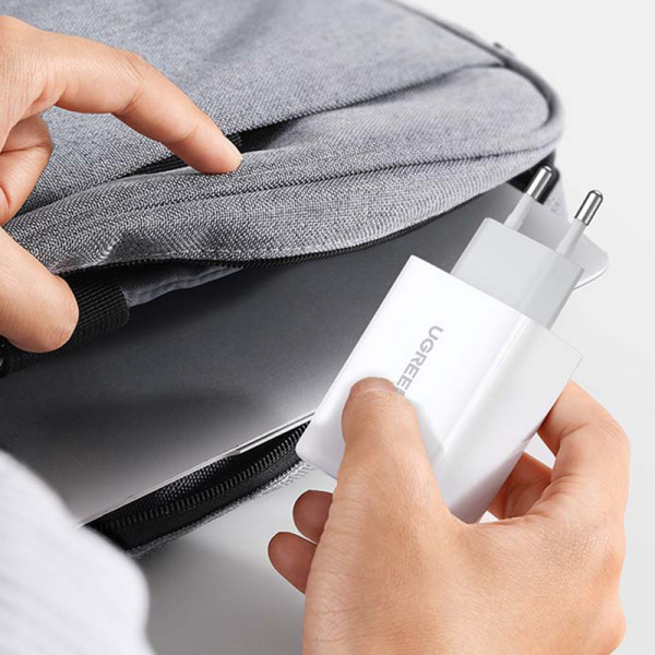 Зарядний пристрій 2xUSB 40W PD (2xType-C) PD CD243 Ugreen Білий (10343) Киев - изображение 7