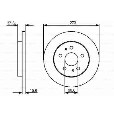Гальмівний диск Bosch 0 986 479 432 Вінниця