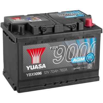 Акумулятор автомобільний Yuasa 12V 70Ah AGM Start Stop Plus Battery (YBX9096) Вінниця
