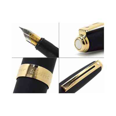 Ручка перьевая Sheaffer PRELUDE Matt Black GT FP M (Sh346004) Винница