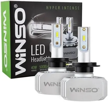 Світлодіодна лампа WINSO LED H7, 12/24V, 30Вт, 3000Лм, 6500K, CSP3570 (арт. 793700) Ковель