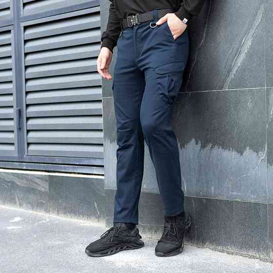 Штани тактичні темно-сині чоловічі S Pobedov Tactical V2 Київ