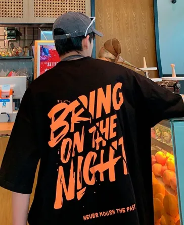 Футболка мужская с принтом  44 Черная 2634326165 Днепр