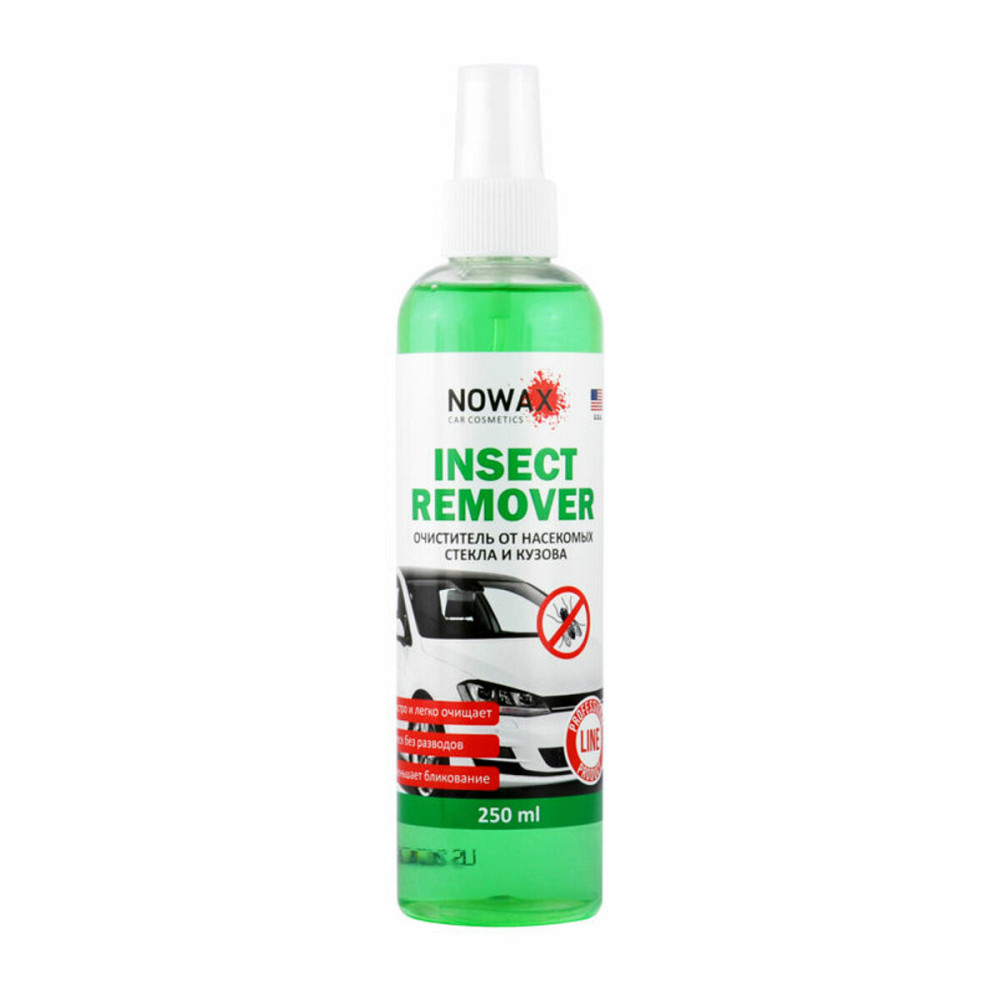 Очисник від комах, скла та кузова Nowax Insect Remover, 250мл Київ - фото 1