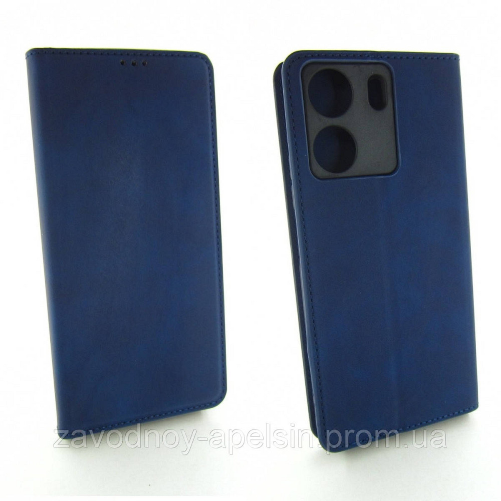 Чехол книжка Xiaomi Redmi 13C Poco C65 Защита камеры (синий) Одесса - изображение 1
