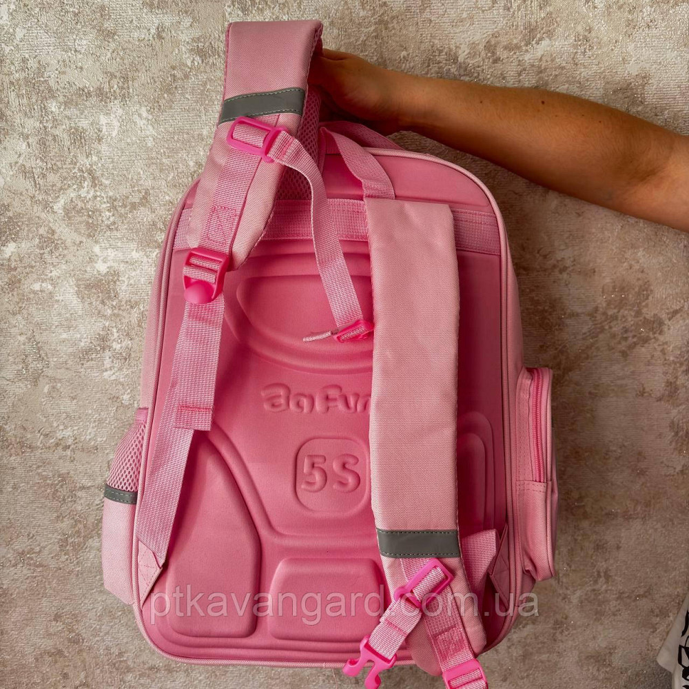 Рюкзак школьный девочке подростку Hello Kitty Kuromi (ортопедическая спинка, брелок, значки) розовый C 72850 Хмельницкий - изображение 4