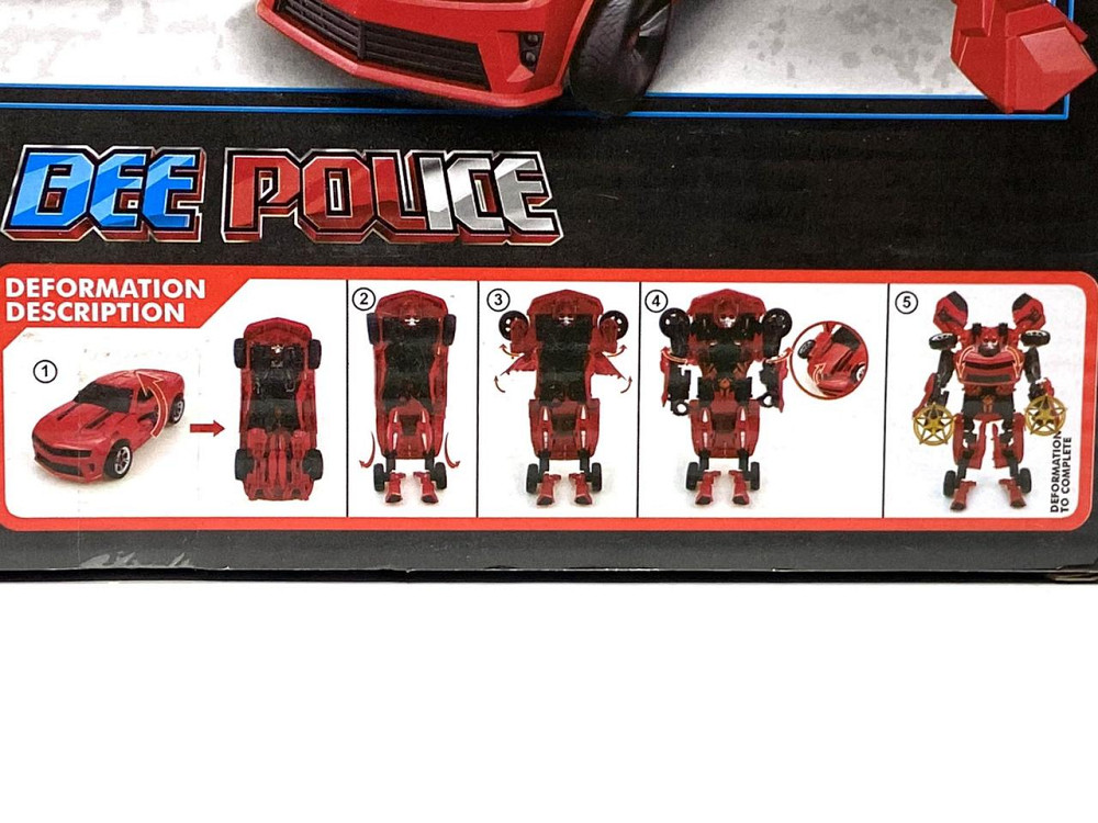 Трансформер-робот XINGGANG перетворюється на гоночну машину 23см червоний (HD 37) Чернигов - изображение 3