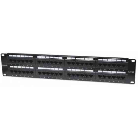 Патч-панель 19", 48xRJ45, UTP, Cat.5e, 2unit, Intellinet (513579) Київ