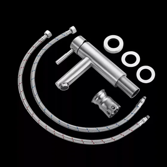 Смеситель для умывальника WEZER EKO1A-01 сатин Киев