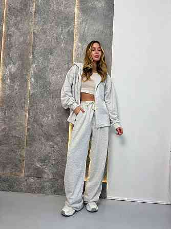 Женский стильный повседневный весенний костюм 100% хлопок Меланж Одесса