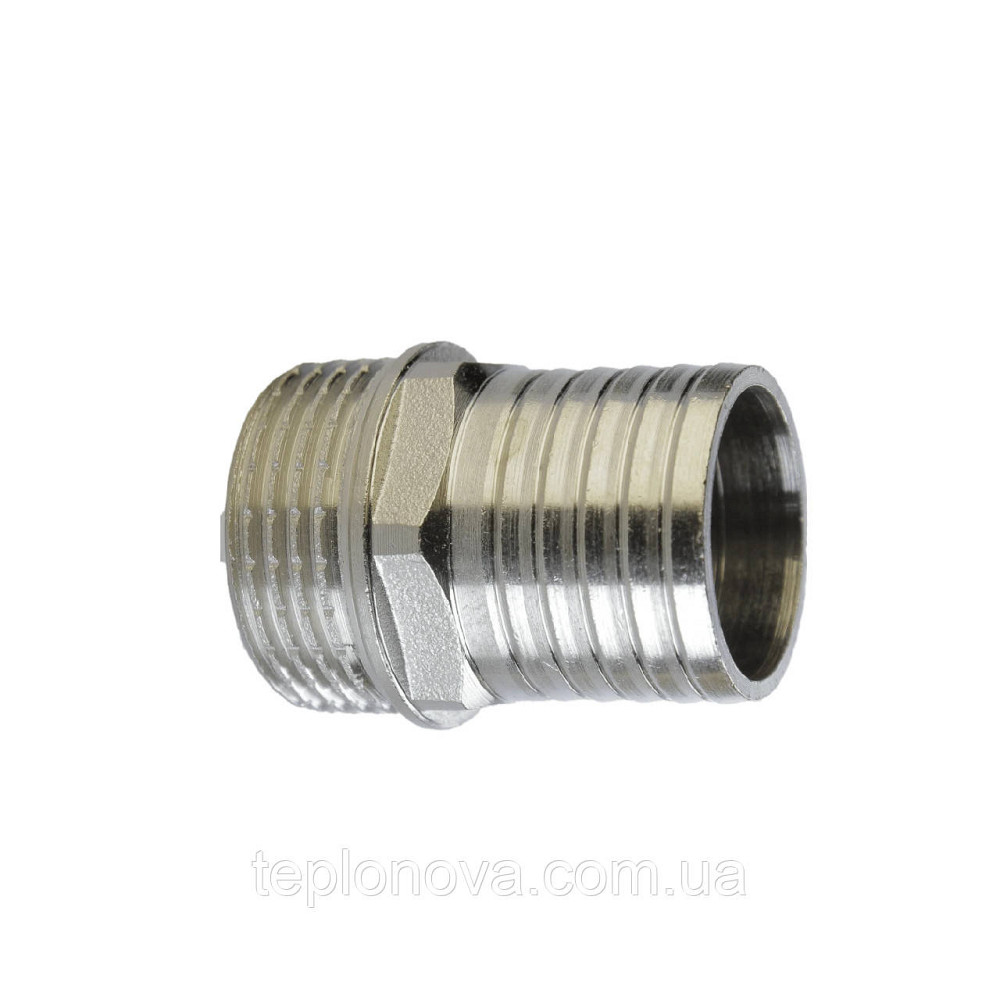 Штуцер нікельований 1| НР х 25 мм штампований А2070А (нк) VA Чернівці - фото 2