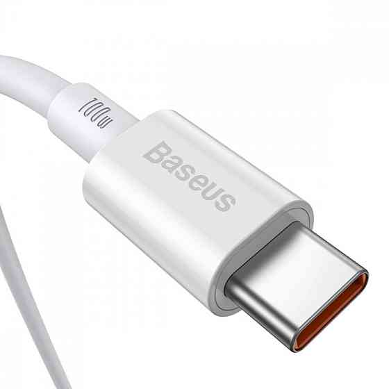 Кабель Baseus Superior Series Fast Charging Type-C to Type-C PD 100W 1м белый Львов
