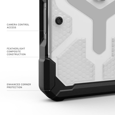 Чохол до мобільного телефона UAG Pathfinder Clear MagSafe iPhone 17 Pro Max Ice/Silver (114552114333) Вінниця - фото 11