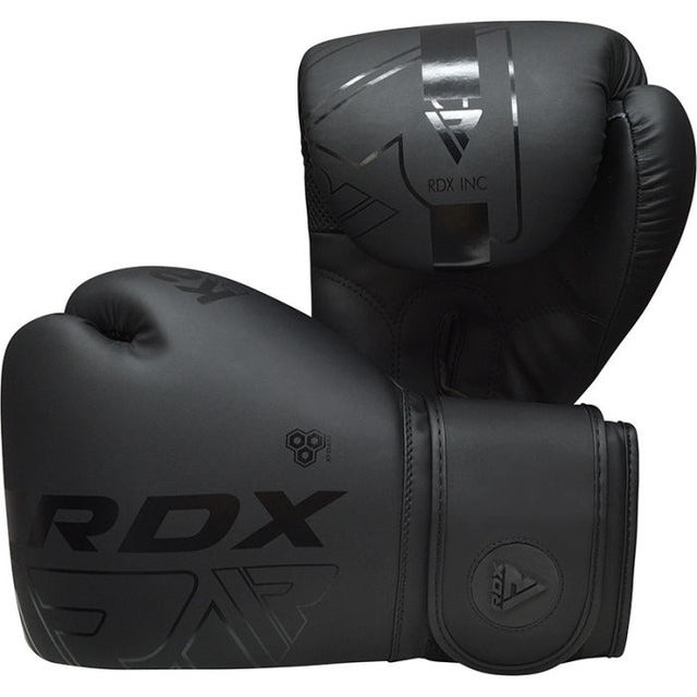 Боксерські рукавиці RDX F6 Kara Matte Black 10 унцій (капа в комплекті) Каменское - изображение 4