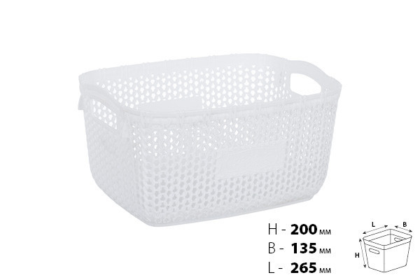 Кошик VIOLET HOUSE WHITE Віолетта (6556729) Київ - фото 2