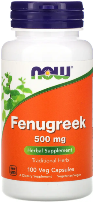 Пажитник Now Foods Fenugreek 500mg 100 розт капс Київ - фото 3