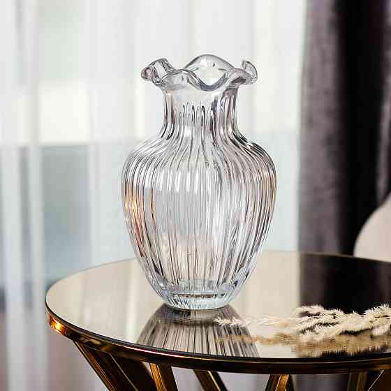 Скляна ваза,декоративна,21,5 см HP-1700 SBR Київ