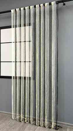 Штори-нитки з люрексом Молочний з сірим і чорним 300х300см 1 шт (61-120) Київ