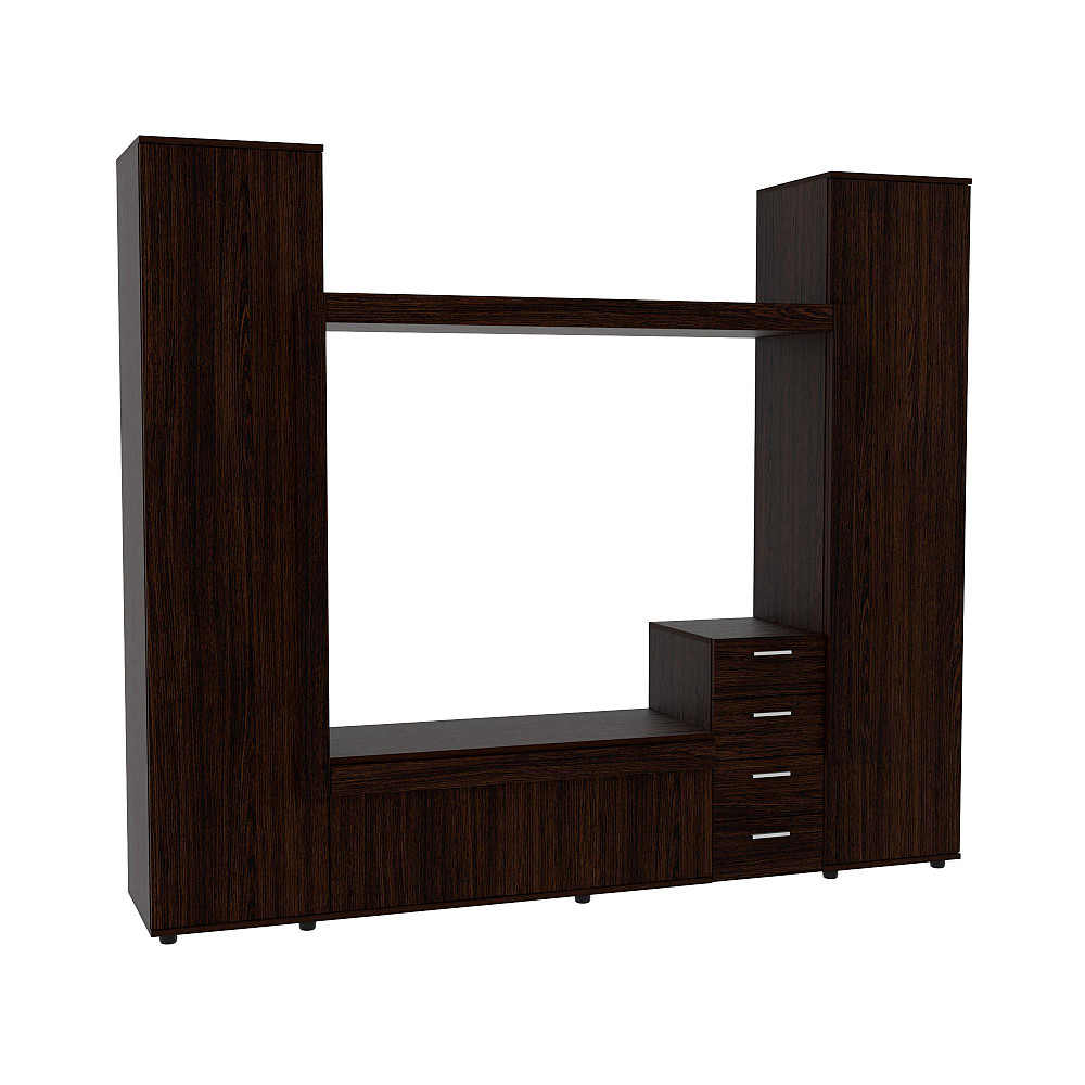 Стенка в гостиную под ТВ Эхо-2, Венге Магия, 2160х420х1850 Львов - изображение 1