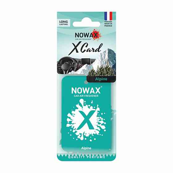 Ароматизатор Nowax X Card Alpine сухий Київ