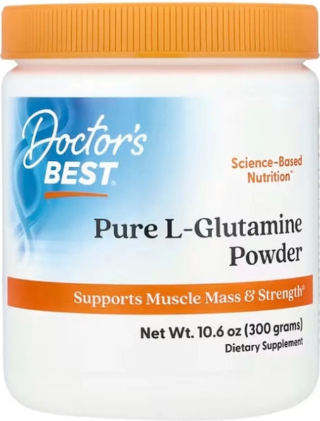 Глутамін Pure Doctor's Best L-Glutamine 300 г Київ - фото 1