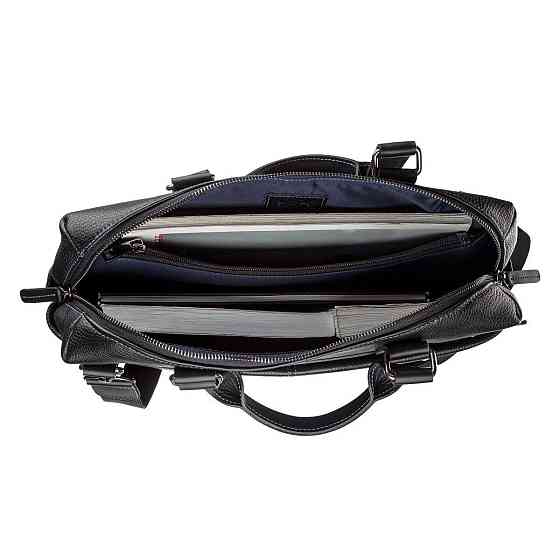 Сумка для ноутбука из кожи флотар SHVIGEL 11243 Черная Киев