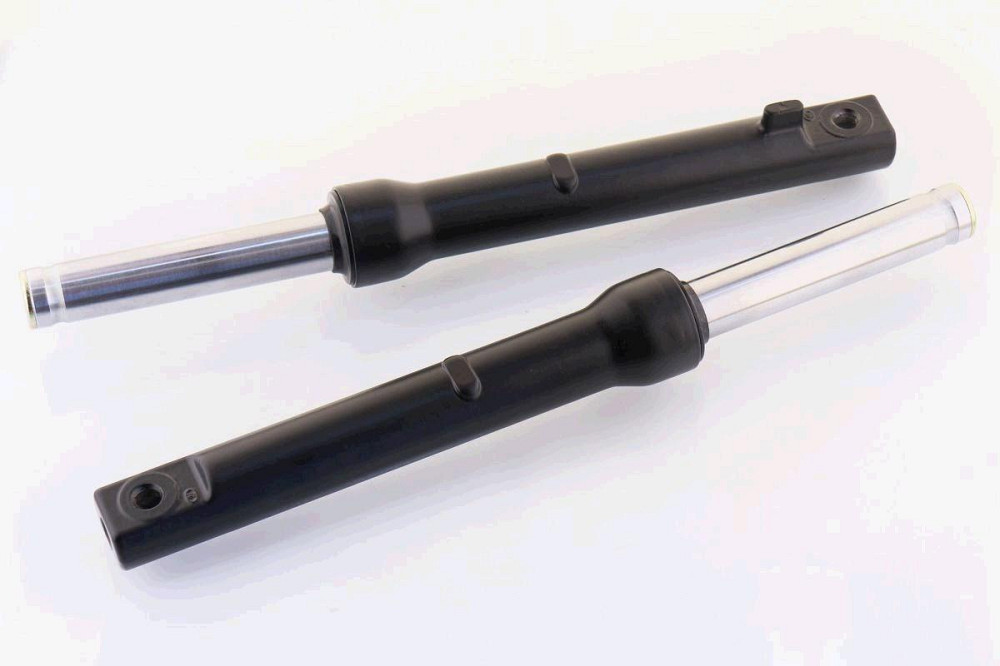 Перья вилки   скутер Хонда Дио   (барабанный тормоз)   (черные) Мукачево - изображение 1