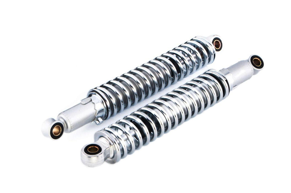 Амортизаторы (пара) мотоцикл Минск 345mm, регулируемые (хром) Мукачево - изображение 1