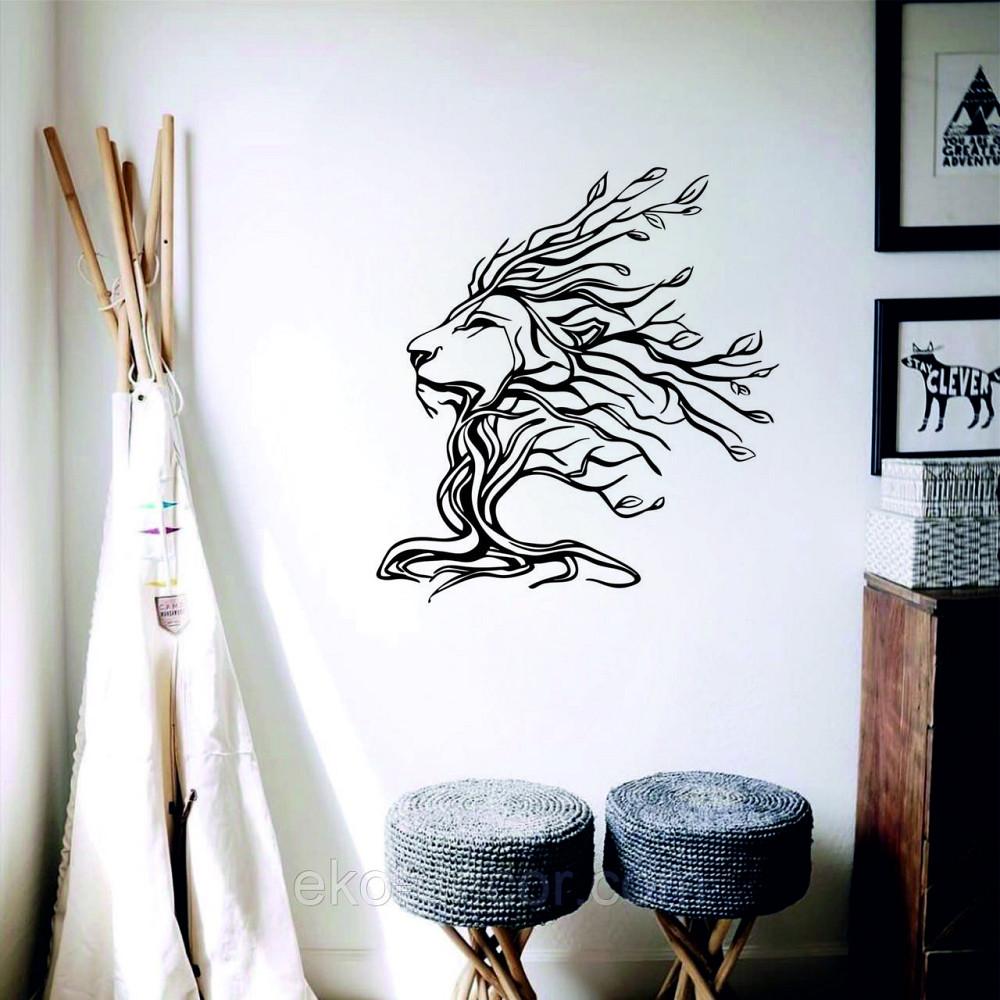 Декоративное настенное 3D Панно «Лев» Декор на стену с объемом Киев - изображение 9