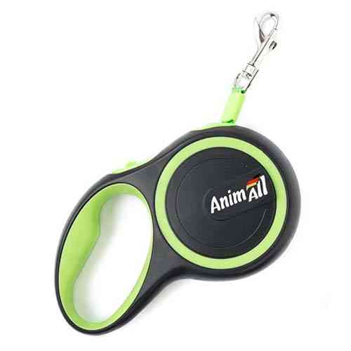Поводок-рулетка AnimAll S для собак до 15 кг, 3м, салатовый Киев