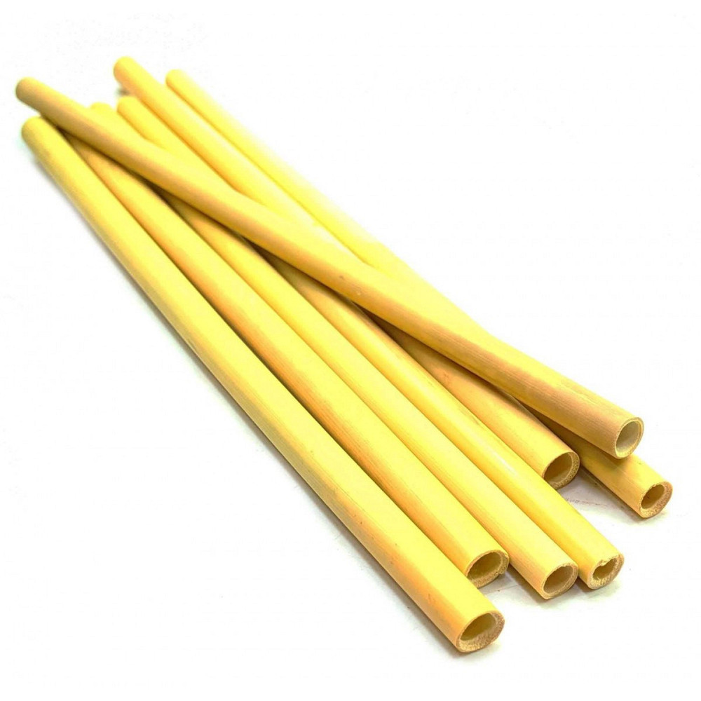 Трубочка коктейльна бамбукова 12 шт Київ - фото 2