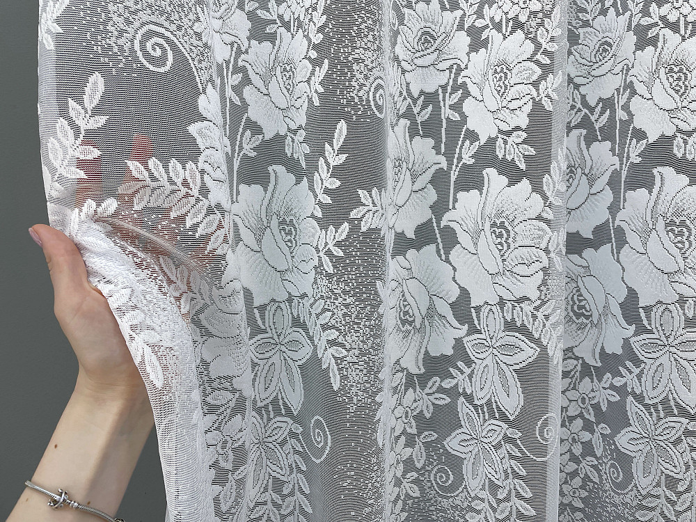 Тюль жаккард 