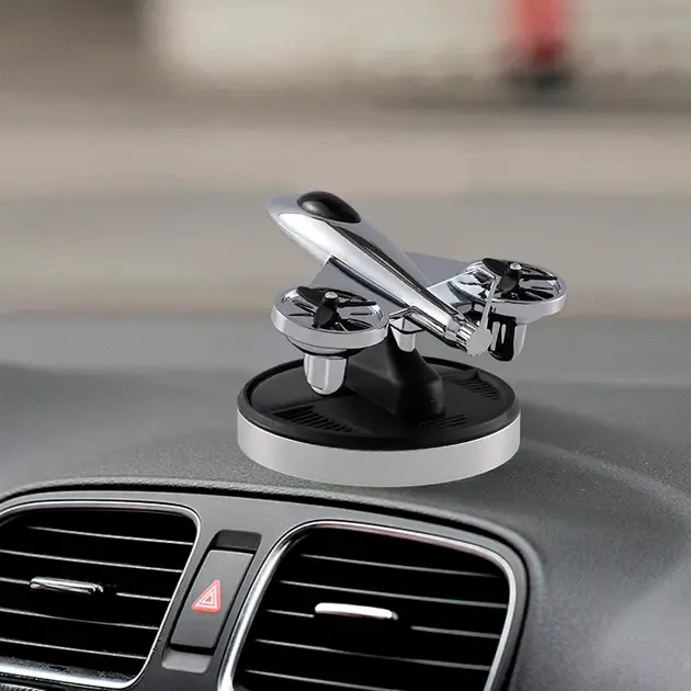 Ароматизатор на солнечных батареях в машину Самолет истребитель с турбинами Коломыя - изображение 3