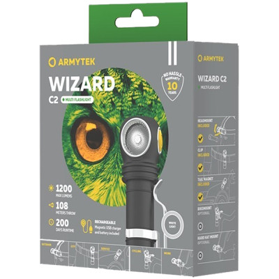 Ліхтар Armytek Wizard C2 Marnet USB Warm (F08901W) Вінниця - фото 3