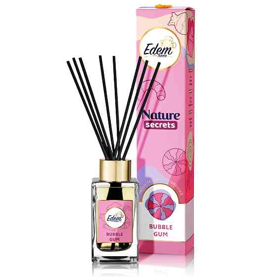 Аромадиффузор с палочками Edem Nature Secrets - Bubble Gum 90мл Львов