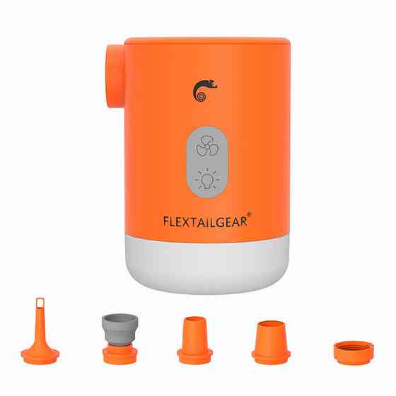 Кемпінговий насос-ліхтар Flextail Max Pump 2 Pro + Power Bank (Помаранчевий) Вінниця