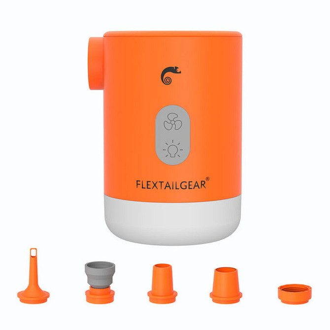 Кемпинговый насос-фонарь Flextail Max Pump 2 Pro + Power Bank (Оранжевый) Винница - изображение 1
