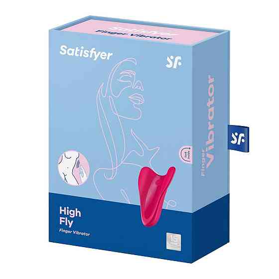Вибратор на палец Satisfyer High Fly Red Sex Aura Киев