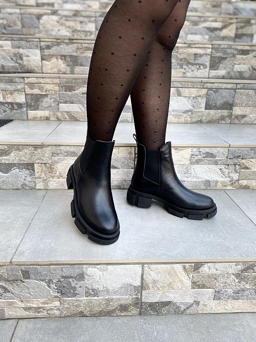 Черевики жіночі GREMMY чорні натуральна шкіра висота 13 см розмір 35-40 (604) Коломыя - изображение 4