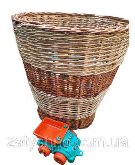 Корзина плетеная большая, для игрушек Киев - изображение 1