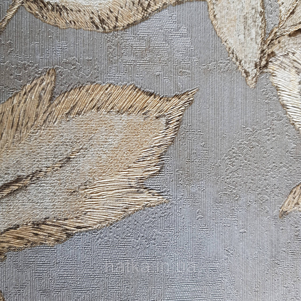 Шпалери метрові вінілові на флізелін 24 Carati Cristiana Masi листя великі золотисті на коричневому Київ - фото 3