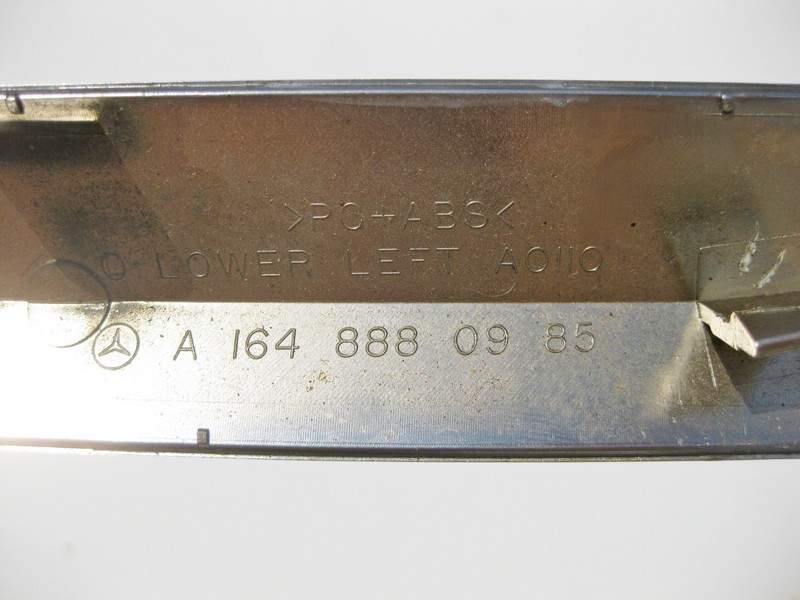 Mercedes-Benz  A1648880985 Хром решітки радіатора нижній лівий GL X164 Одеса - фото 7