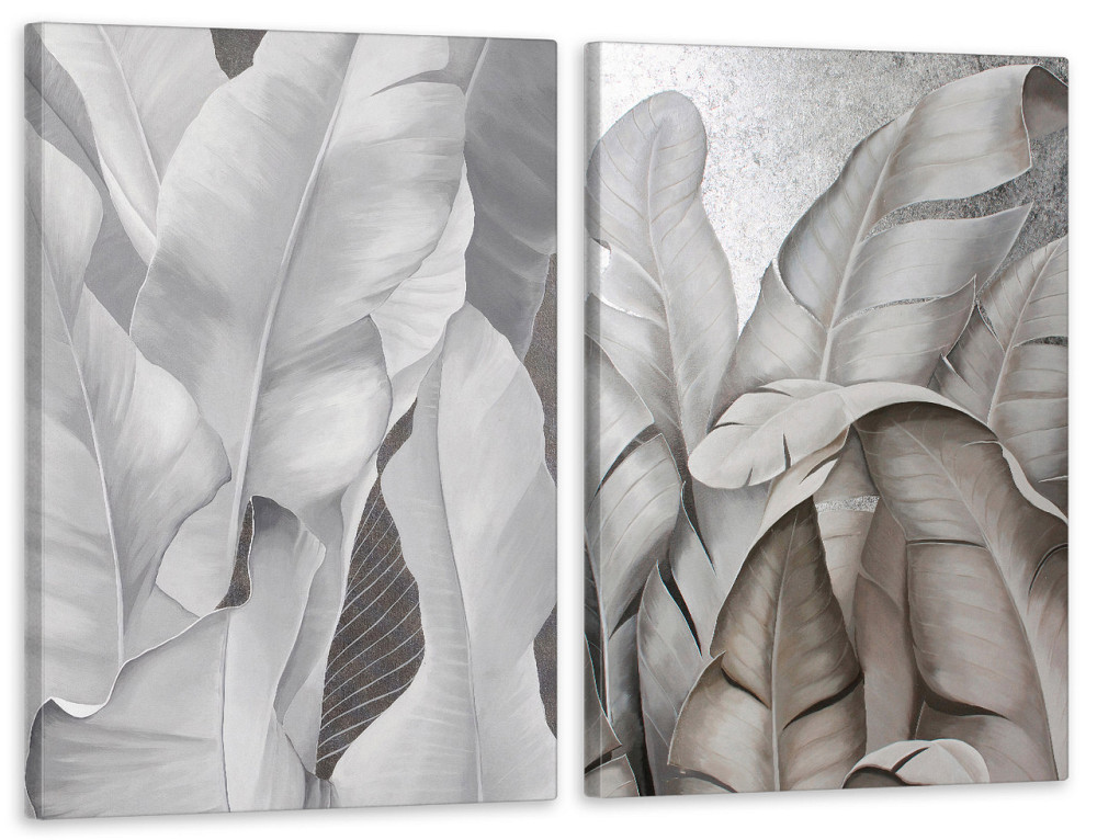 Модульная картина в гостиную / спальню   Листя квітки  TLV-2_006 Київ - фото 1