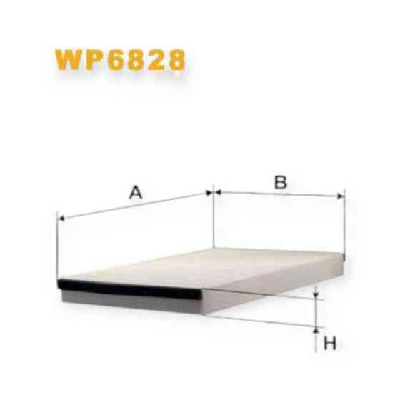 Фільтр Опель Астра G, Zafira AB WP6828 салону Мукачево